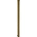 Progress Lighting AirPro Collection 18 In. Ceiling Fan Downrod in Vintage Brass P2604-163